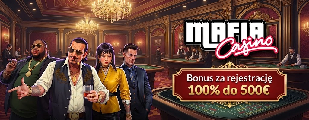 Mafia Casino – bonus za rejestrację 100% do 500€